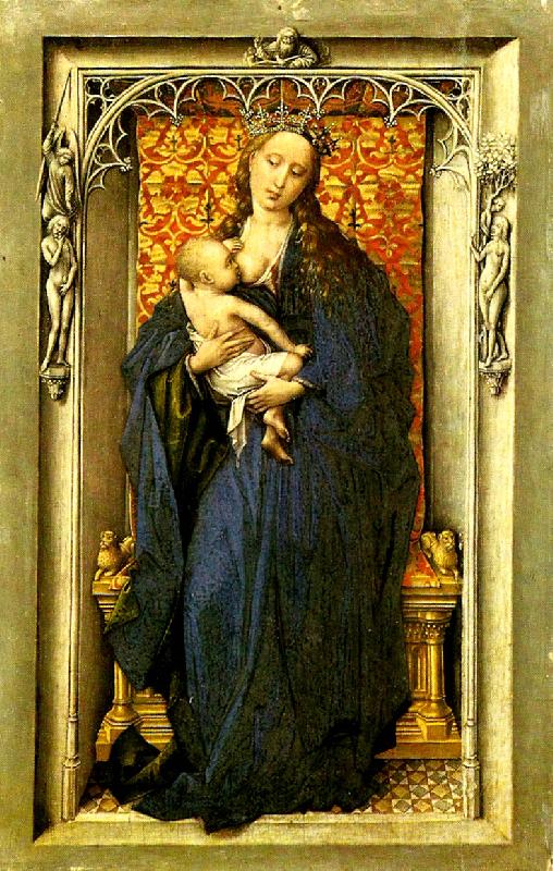 Rogier van der Weyden madonnan med barnet oil painting image